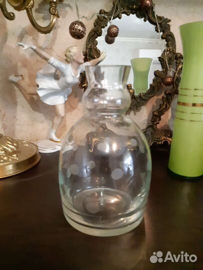 Большой лот советского стекла фабрики красный май