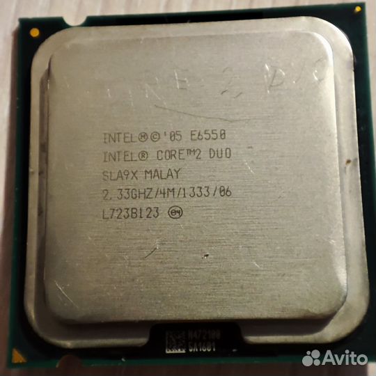 Процессор intel core 2 Duo E6550