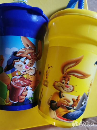 Стакан с трубочкой Несквик