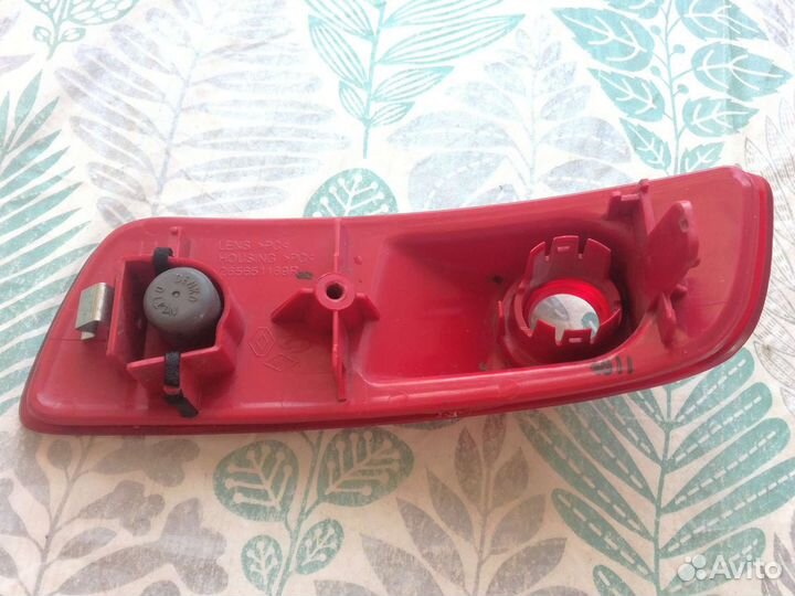 265651169r катафот заднего бампера рено колеос