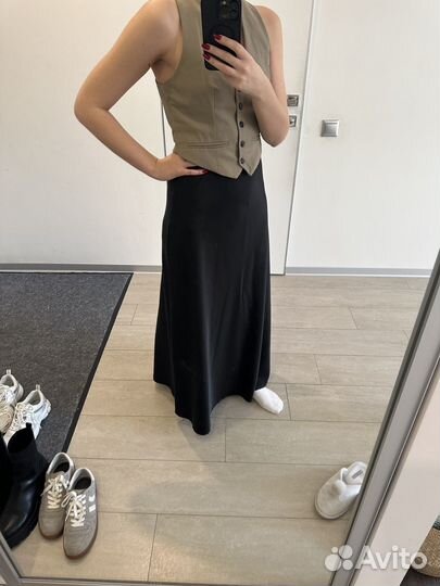 Атласная юбка