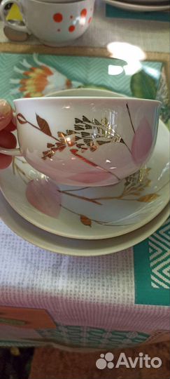 Чайное трио фарфор