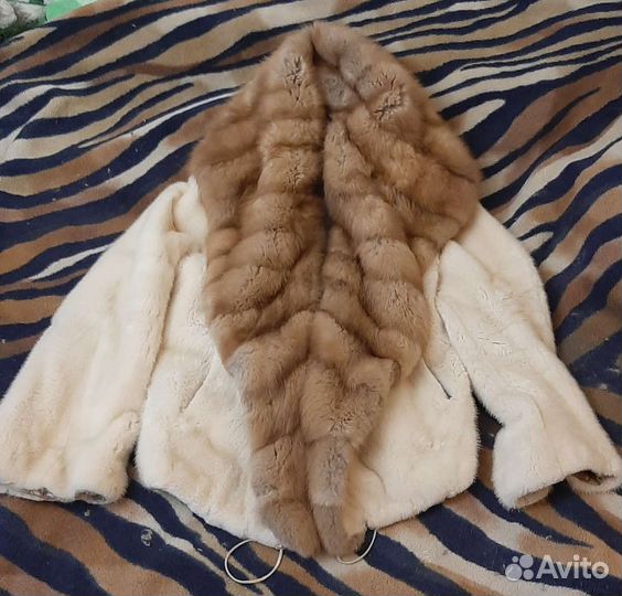 Шуба норковая с капюшоном италия