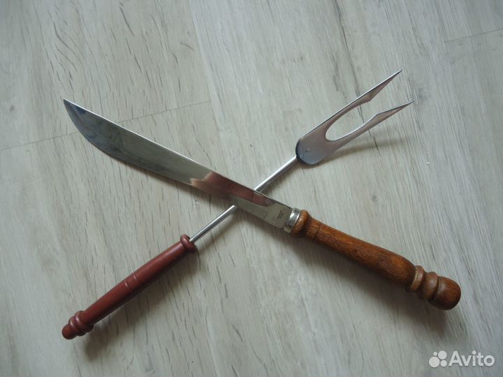 Набор для пикника нож и вилка большие