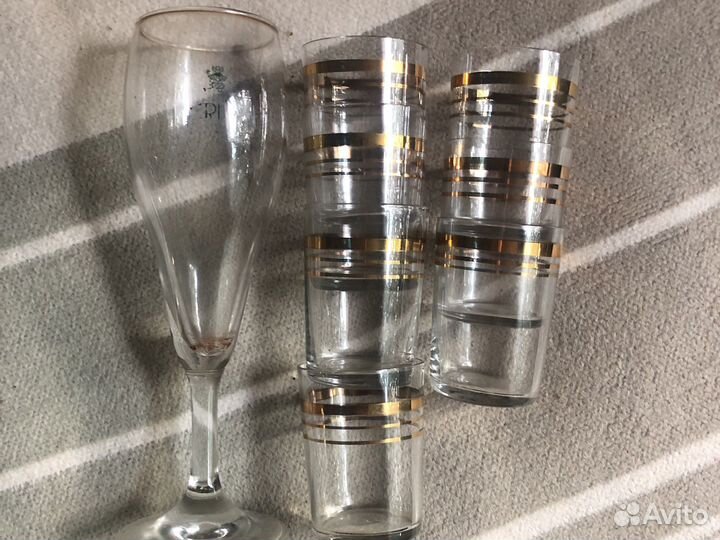 Стаканы СССР, рюмки, фужеры, бокалы