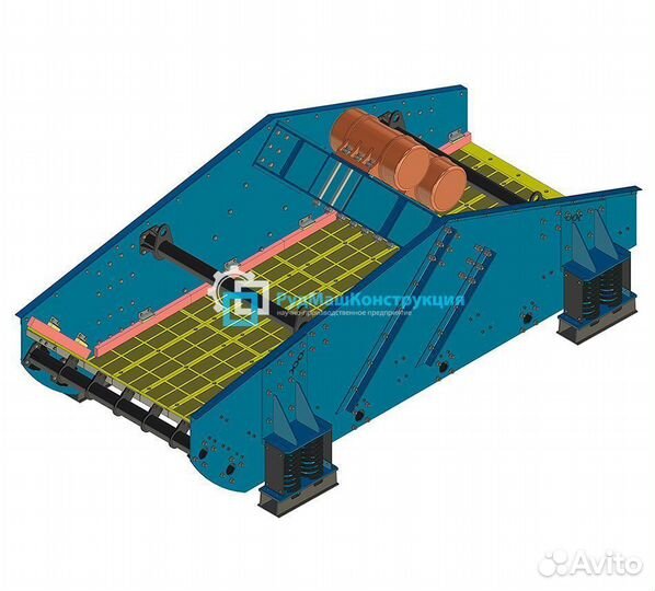 Грохот высокочастотный обезвоживающий гво-51