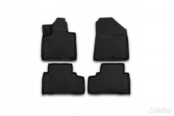 Коврики 3d в салон kia sorento prime, 2015, 5/7 ме