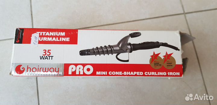 Плойка конусная Pro Titanium Tourmaline, 35W