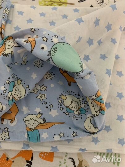 Набор постельного белья для новорожденного 120x60