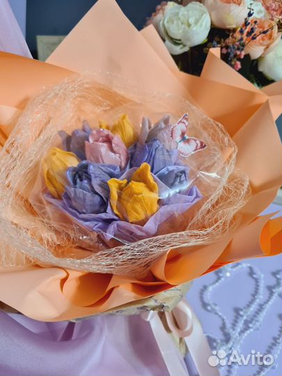 Шоколадные тюльпаны на подарок к 8 Марта