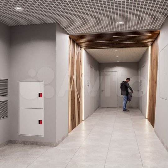 Своб. планировка, 44,1 м², 12/15 эт.