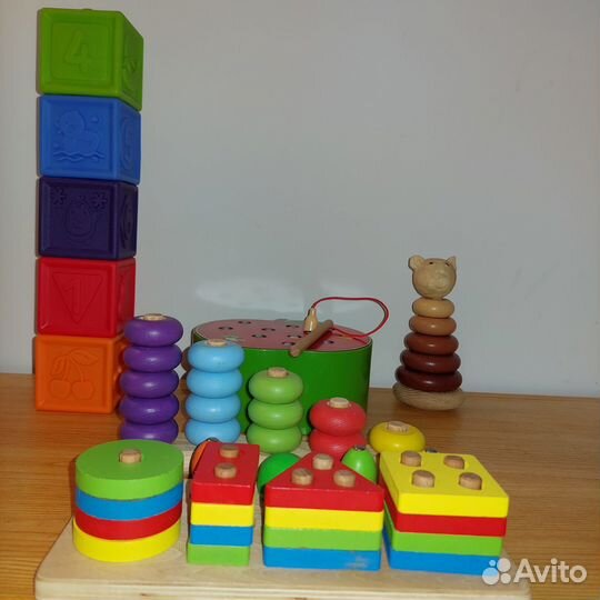 Развивающие игрушки деревянные