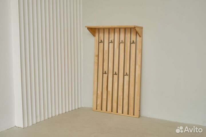 Вешалка настенная деревянная City в прихожую