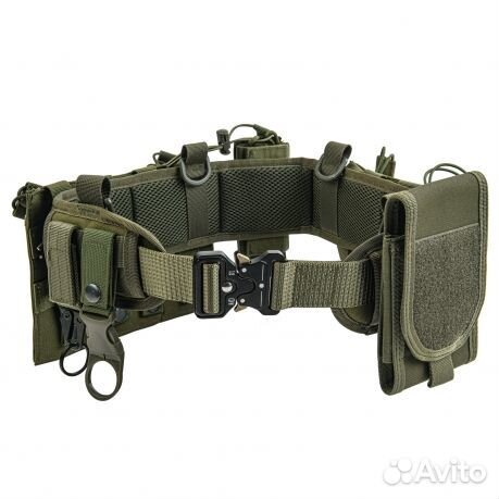 Разгрузочный пояс с подсумками олива