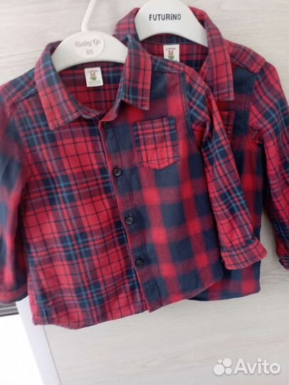 Рубашка для мальчика 80/ 86 ; 92/98;