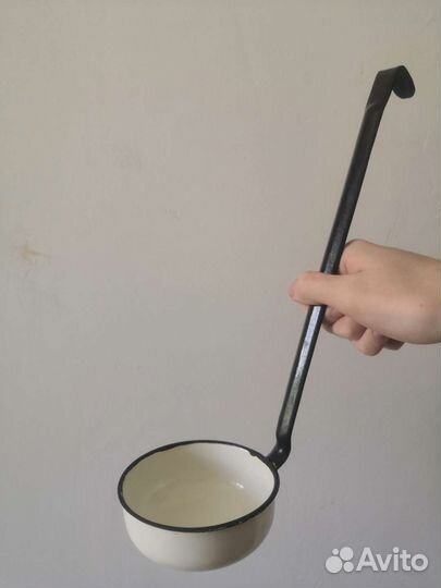 Половник эмалированный СССР