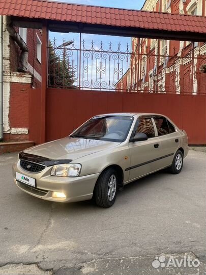 Hyundai Accent 1.5 МТ, 2004, 206 000 км