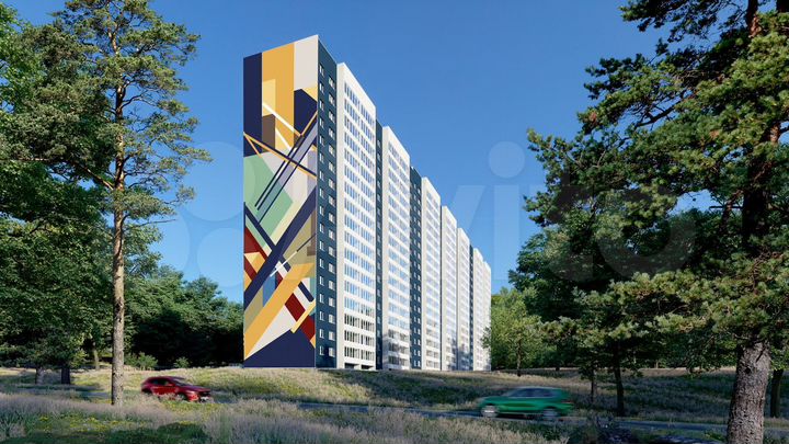 2-к. квартира, 56,5 м², 17/17 эт.