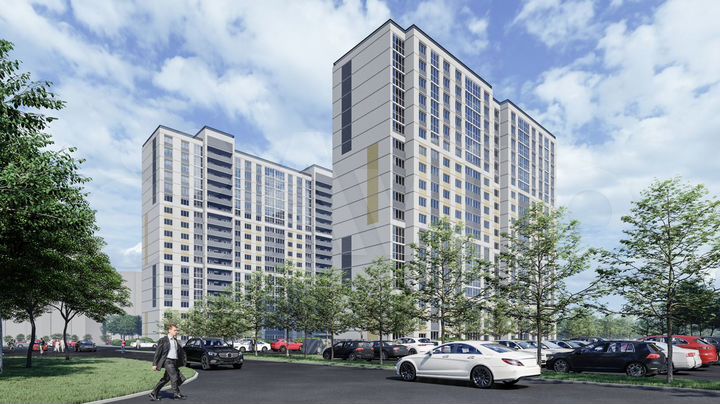 3-к. квартира, 76,6 м², 11/18 эт.