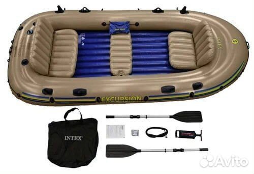 Надувная лодка Excursion-5-Set пятиместная intex
