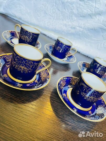 Сервиз чайный reichenbach кофейнае германия cobalt