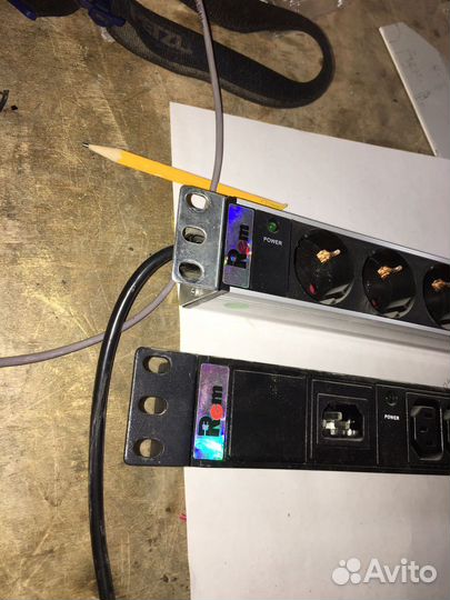 Блок розеток в стойку