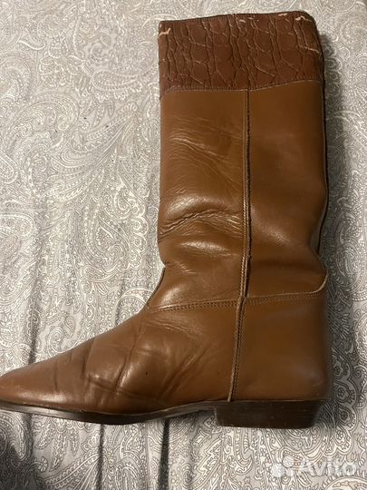 Сапоги женские натуральная кожа 37 размер