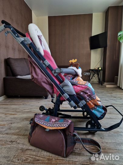 Санки-коляска Ника сканди