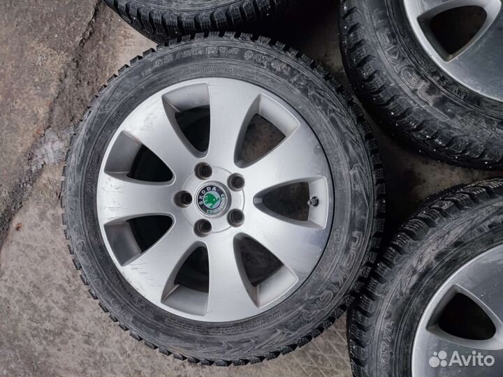Диски R16 Skoda Superb, Yeti Б/у Литые 4Шт без шин