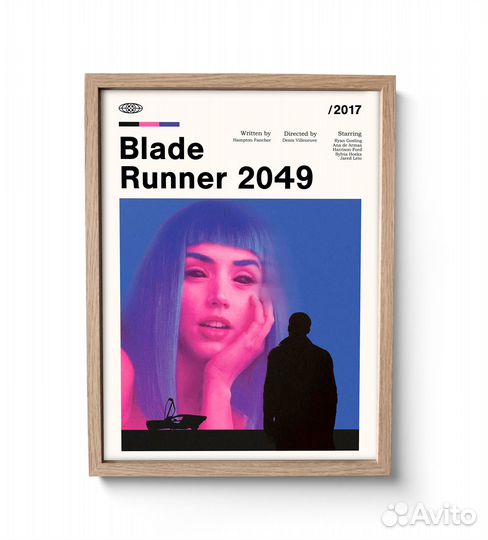 Постер с фильмом - Бегущий по лезвию 2049