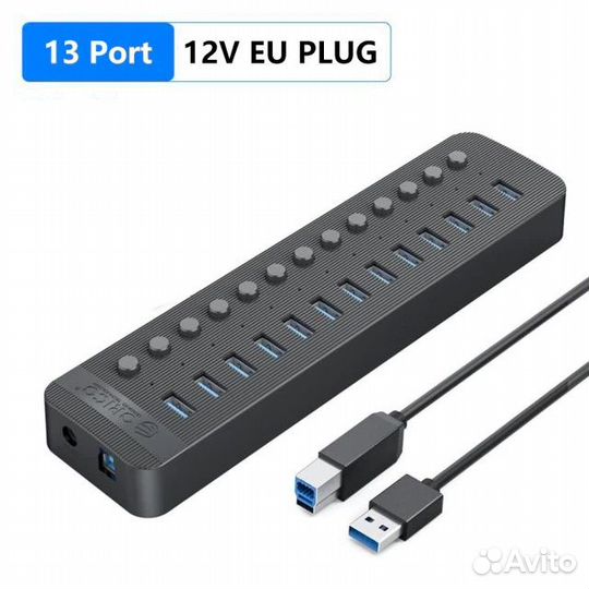USB hub Orico 3.0 CT2U3-13AB 13 портов