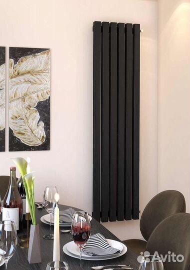 Вертикальный дизайнерский радиатор Steel-Hot от пр