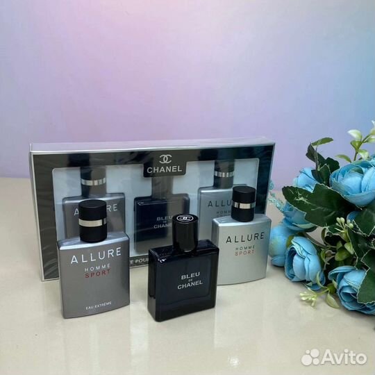 Подарочный набор духов Chanel Pour Homme 3x25 ml