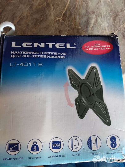 Наклонное крепление для ЖК телевизоров