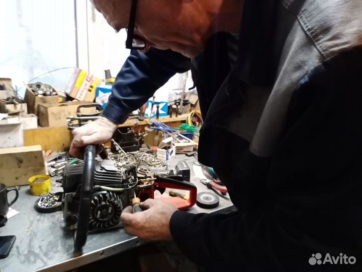 Ремонт бензопил, бензокосы, мотобура