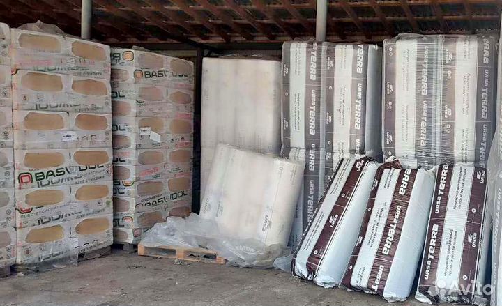 Базальтовая вата Басвул Фасад 120, 1200х600х50 мм