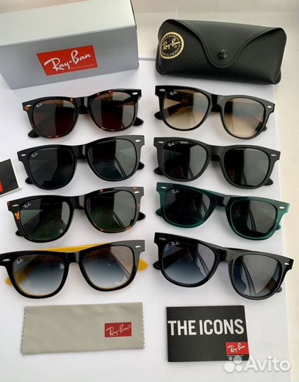 Очки Ray ban wayfarer 54 черные