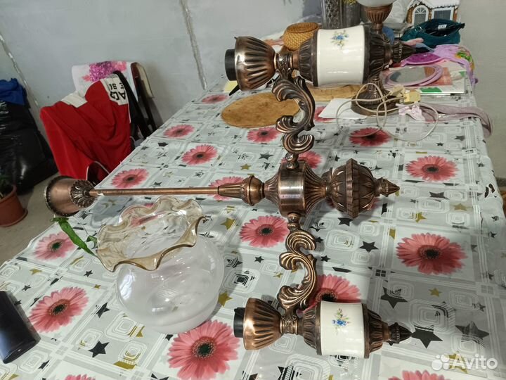 Ночник бронзовый