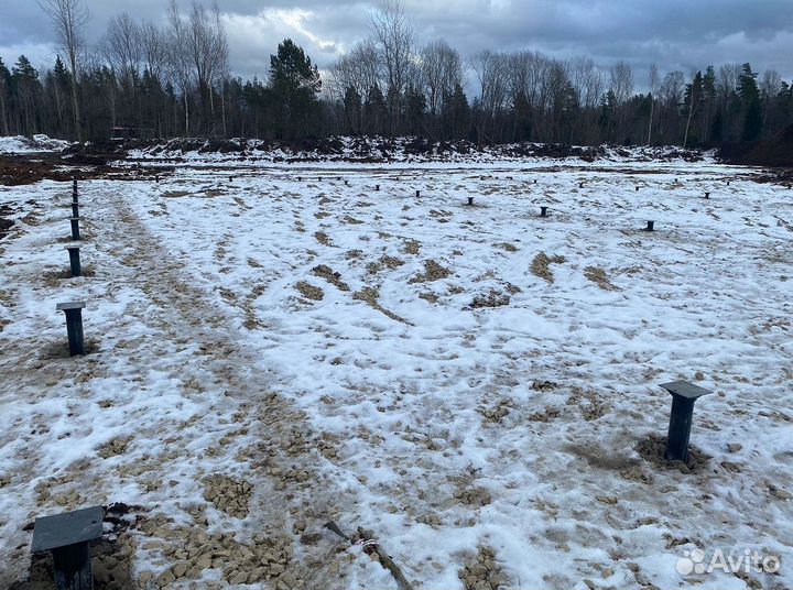 Винтовые сваи для фундамента