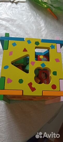 Кубики деревянные