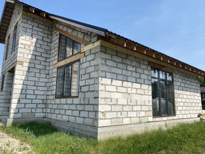 Коттедж 151 м² на участке 10 сот.