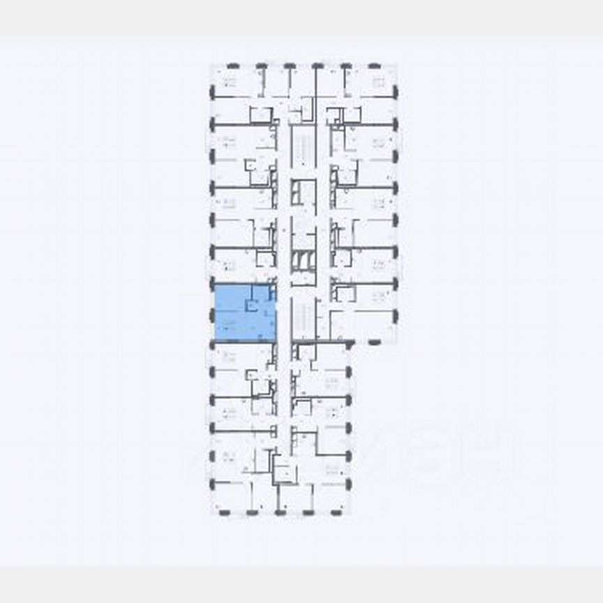 2-к. квартира, 43,3 м², 4/13 эт.