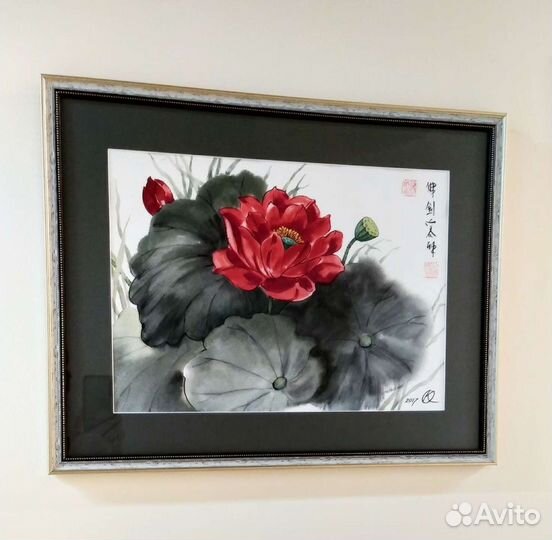 Картина авторская, китайская живопись