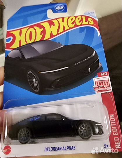 Hot Wheels Delorean Alpha5 Red Edition