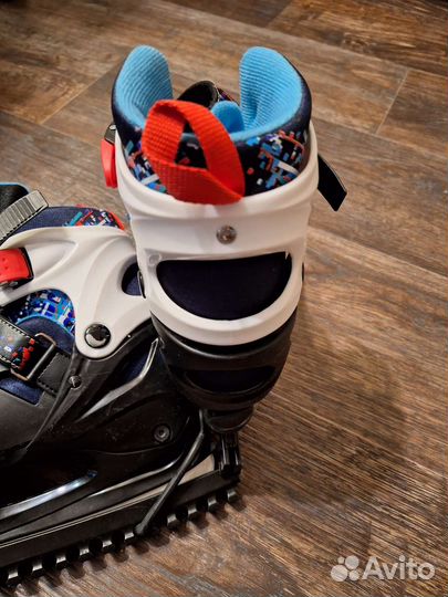 Коньки фигурные детские раздвижные р-р 34-37