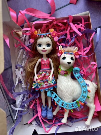 Энчантималс лама полный комплект кукла