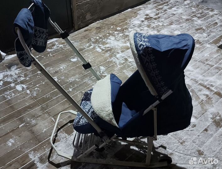 Коляска санки