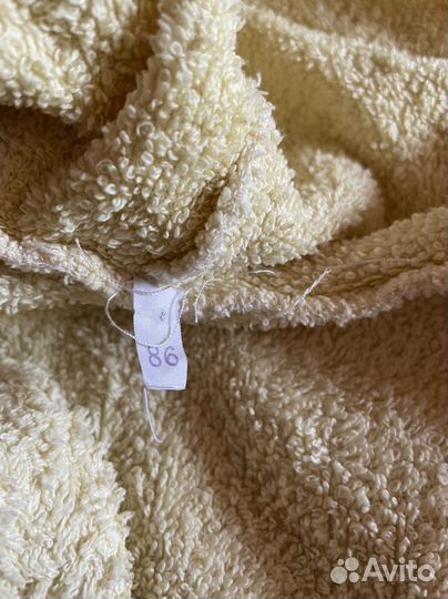 Детский махровый халат 86 см