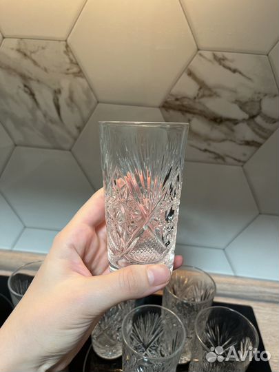 Хрустальные стаканы СССР