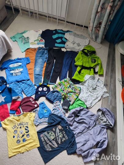 Детская одежда для мальчика (пакетом) 122/128